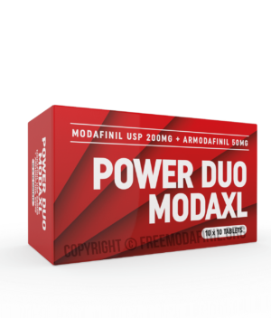 Power Duo ModaXL Modafinil 200mg + Armodafinil 50mg One Tablet Fast Shipping